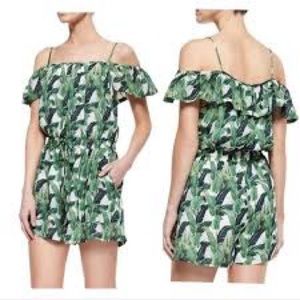 Rebecca Minkoff Palm Tree Romper